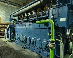 Maschine: MAN BAZAN 8L 40/45  5800 KVA Dieselmotoren