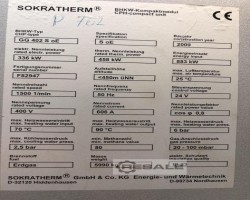 Maschine: SOKRATHERM GG 402 S oE / MAN E2842 LE322 Blockheizkraftwerke (BHKW)