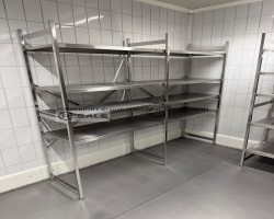 Maschine: HUPFER 10 Meter Steckregal bis 1,2t Edelstahlregale