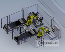 Maschine: OASI.S  Robotisches Materialhandhabungssystem