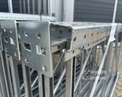 Maschine: META (THYSSEN)  Multipal S 2.200 x 1.100 mm / SR85|20 Palettenregalständer Regalständer Ständer Regal