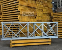 Maschine: META (THYSSEN)  Multipal S 14,01lfm./ 3800x1100mm Palettenregalanlage Regalanlage Palettenregal