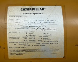 Maschine: CATERPILLAR 3520 Gasgeneratoren