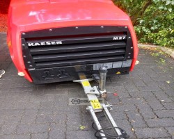 Maschine: KAESER M27 PE mob. Schraubenkompressor / Baukompressor