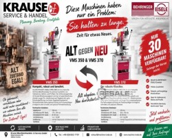 Maschine: BEHRINGER EISELE VMS 350 Kaltkreissägen