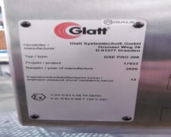Maschine: GLATT VG PRO 200, GSE PRO200.. Vg pro 200 gse pro 200 gpcg pro 60