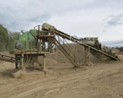 Maschine: WIMA 130..150 t/h  5 fractions Kieswerk