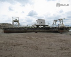 Maschine: JOHANN WINTER Feststoffleistung 150 t/h Schwimmsaugbagger/ Saugbagger/ Kiesbagger