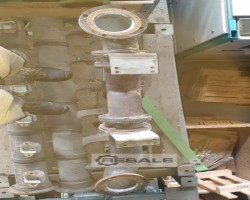 Maschine: JENBACHER Abgaskrümmer Abgaskrümmer für Jenbacher 312