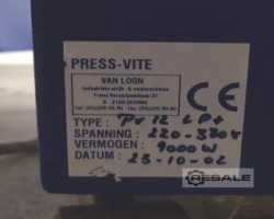 Maschine: PRESS VITE Pr12LP Dampftisch 4 Whirlpoolhauben