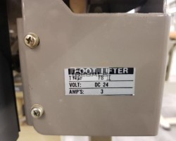 Maschine: BROTHER Exedra E-100 Mark II, FB II MD-816B Naehmaschine, Foot Lifter