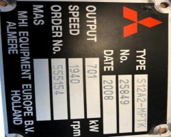 Maschine: MITSUBISHI S12A2 MPTK 