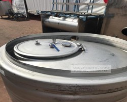 Maschine: THIELMANN 850 ltr. rund, stapelbar, Transporttanks