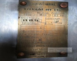 Maschine: BLEFA KREUZTAL 1.000 Liter Edelstahllagertank