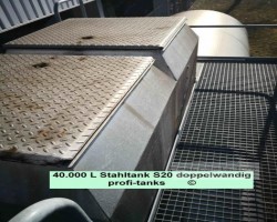 Maschine:   S20 Stahltank 40.000 L doppelwandig DIN6616/2
