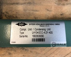 Maschine: BITZER LH104 2CC-4.2Y-40S Kühlaggregat