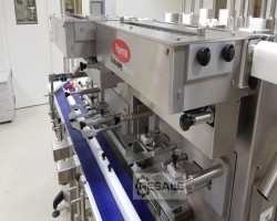 Maschine:   Verpackungslinie für Kapseln in Gläsern