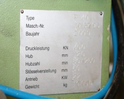 Maschine: BIBRA BIBRA twist off cpa line abdrehen cpa Linie