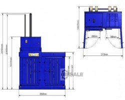 Maschine: BTS MF40 Dosen- PET Ballenpresse