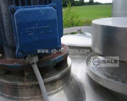 Maschine: AVP Double walled with agitator Edelstahlsilos