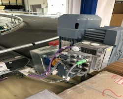 Maschine: TRANSNORM 1600-105 Helix Kurvengurtförderer 180 Grad, Helix