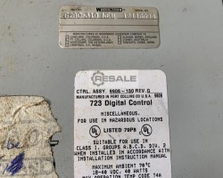 Maschine: WOODWARD 723 PLUS DIGITAL CONTROL