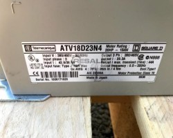 Maschine: TELEMECANIQUE Altivar 38 ATV38PD23N4 Wechselrichter, Frequenzumrichter