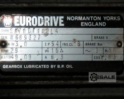 Maschine:   Edelstahl Rundförderer 5,8 m