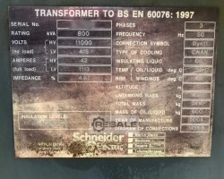 Maschine: KVA  Transformator