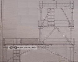 Maschine: EHINGER IMPIANTI Stahlkonstruktion Maschinenpodest ca. 4,8 x 4,6 x 8,7 m