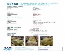 Maschine: CUMMINS 6 CTA 8.3GM Motoren