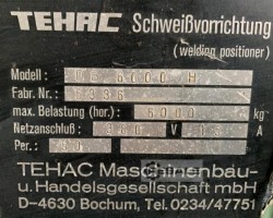 Maschine: TEHAG DB 6000 H Schweissdrehtische