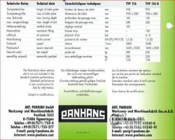 Maschine: PANHANS 116 Langlochbohrmaschinen