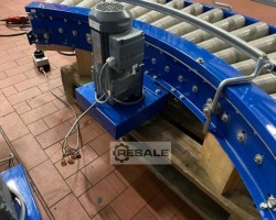 Maschine: OVERBECK QDF Rollenbahnkurve 90° mit Seitenführung