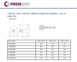 Maschine: PRESSONE P1S-TP Elektromechanisch angetriebene Spindelpressen