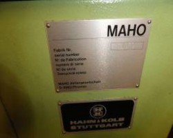 Maschine: MAHO type MH500M Fräsmaschinen