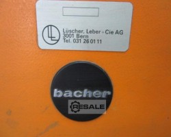 Maschine: BACHER 2048 PLATTENSTANZE