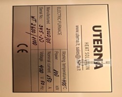 Maschine: BOGIE FURNACE  Öfen