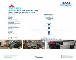 Maschine: MITSUBISHI S12R MPTA Motoren