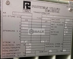 Maschine: ABB SCHEIDT Trafostation 1000kva 20/0,69KV Trafostation 1000KVA 20KV-690V