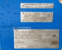 Maschine: SIEMENS 1PH72282HF0101BB9-Z 160 /179 /196 kW Asynchronmotor Siemens