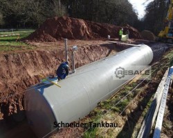 Maschine:  60m³ Erdtank / Zisterne / Stahltank