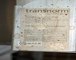 Maschine: TRANSNORM 1600-105 Förderbandkurve 45 Grad