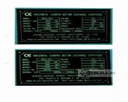 Maschine: PEONY PPCS-555 Filter Schälzentrifuge