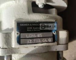 Maschine: SIEMEN + HINSCH LEMA Pumpen