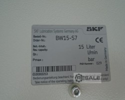 Maschine: SKF BW15-S7 Zentralschmierzahnradpumpe