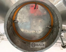 Maschine: GLATT  Edelstahl 1000 Liter bikonischer Mischer