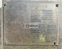 Maschine: AGUILAR Y SALAS  Edelstahl 40.000 Liter Tank