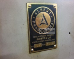 Maschine: ALBERT FRANKENTHAL Automat 