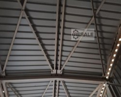 Maschine:   Maschinenhaus, Stahlhalle ca. 8x5x4,5 m